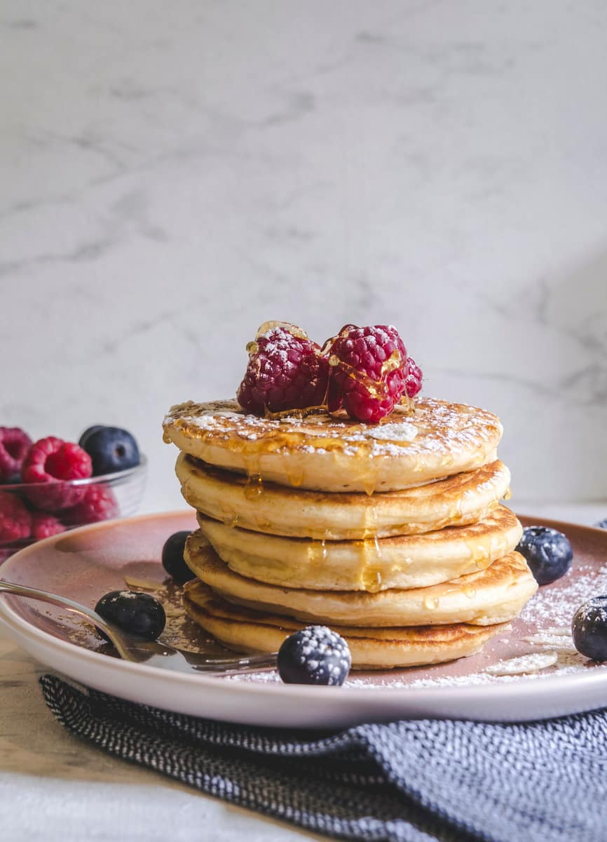 Pannkakor med hallon